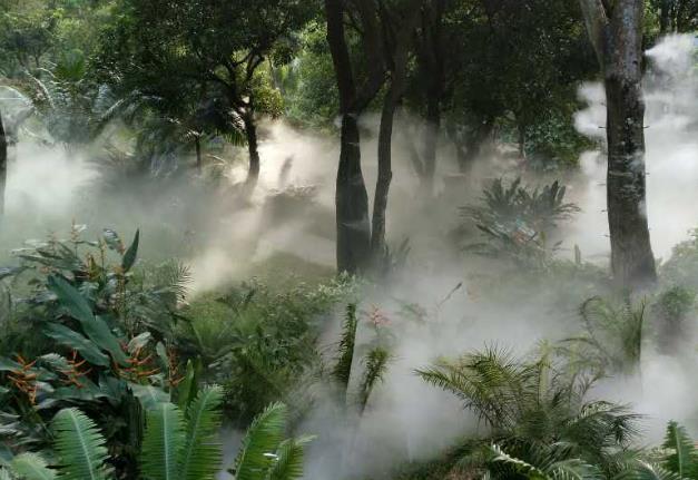 阿克苏人造雾在园林景观中的应用及注意事项