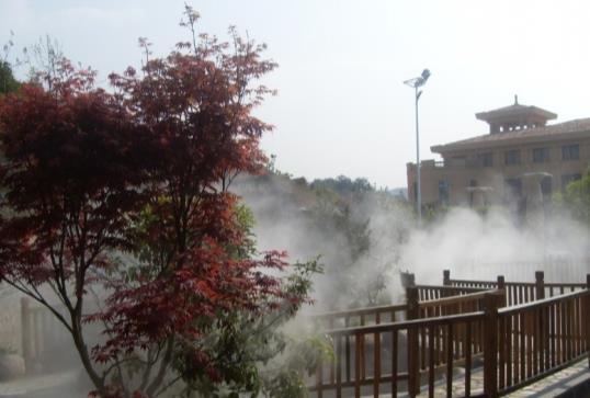 怒江傈僳族自治州人造雾：夏季降温系统可以应用到加油站等地方