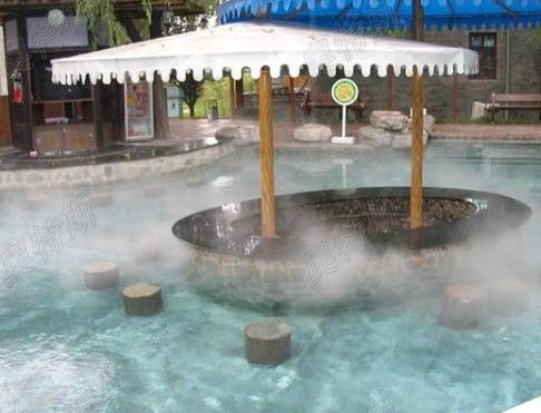 四川中甘环境生态公园人造雾景观喷雾雾森奇观
